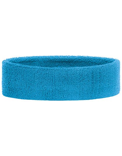 Myrtle beach Fascia per Capelli in Spugna, 80% Cotone, 5,5 cm, Aqua One Size, MB042 – Turquoise