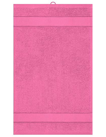 Myrtle Beach Asciugamano per Ospiti in Cotone Biologico 30x50 cm – Fuchsia