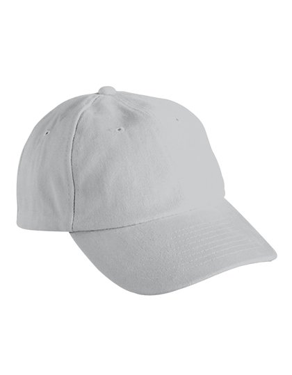 Myrtle Beach 6-Panel Cap Schwarz, Orange 58 cm, MB6111 – Light Grey