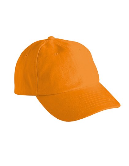 Myrtle Beach 6-Panel Cap Schwarz, Orange 58 cm, MB6111 – Orange