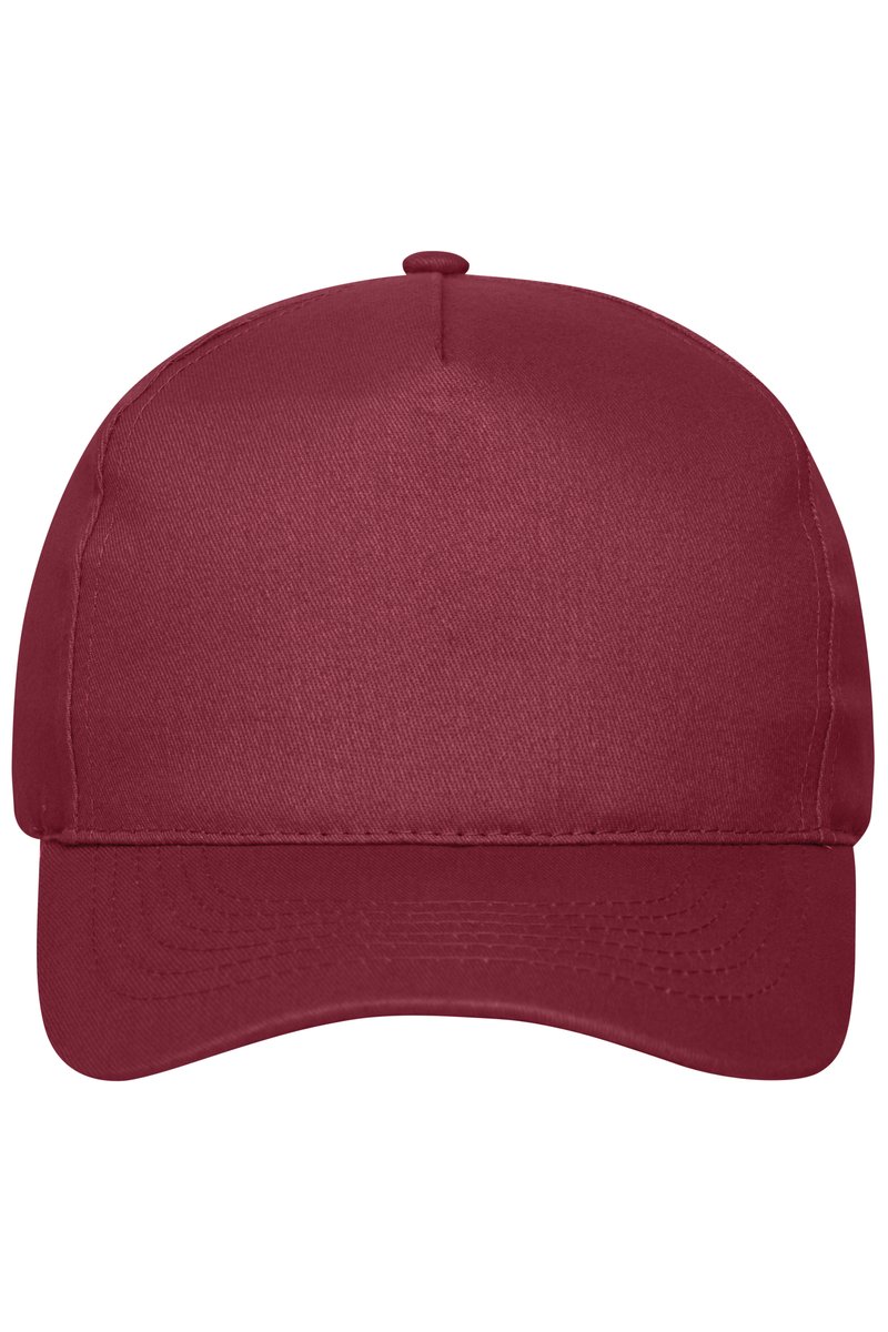 Myrtle beach Sustainable 5 Panel Cap Organic Cotton, Black One Size, MB6237 – image 3