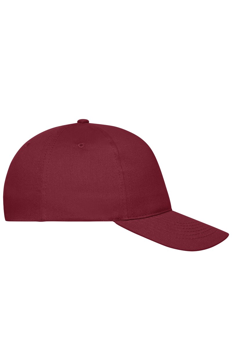 Myrtle beach Sustainable 5 Panel Cap Organic Cotton, Black One Size, MB6237 – image 6