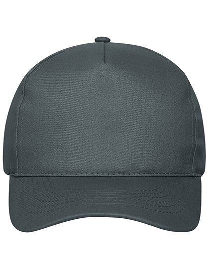 Myrtle beach Sustainable 5 Panel Cap Organic Cotton, Black One Size, MB6237 – Graphite