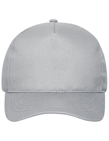 Myrtle beach Sustainable 5 Panel Cap Organic Cotton, Black One Size, MB6237 – Light Grey
