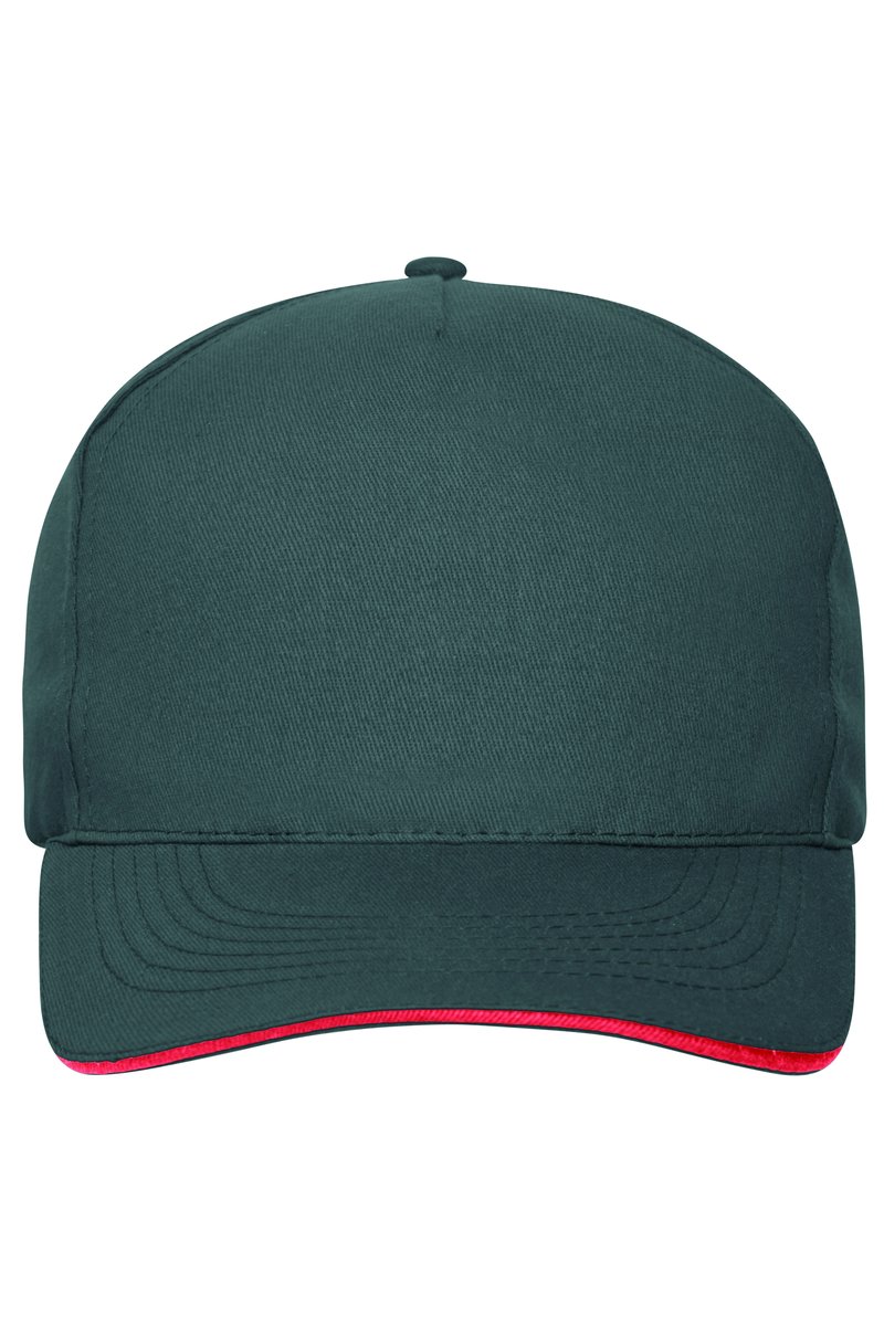 Myrtle beach 5-Panel Sandwich Cap aus Bio-Baumwolle