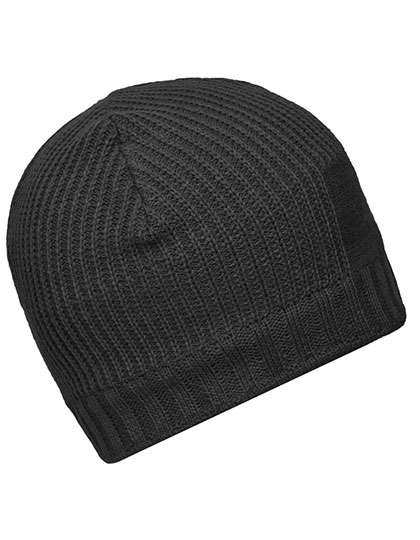 Myrtle beach Ripp-Design Strickmütze mit Fleeceband