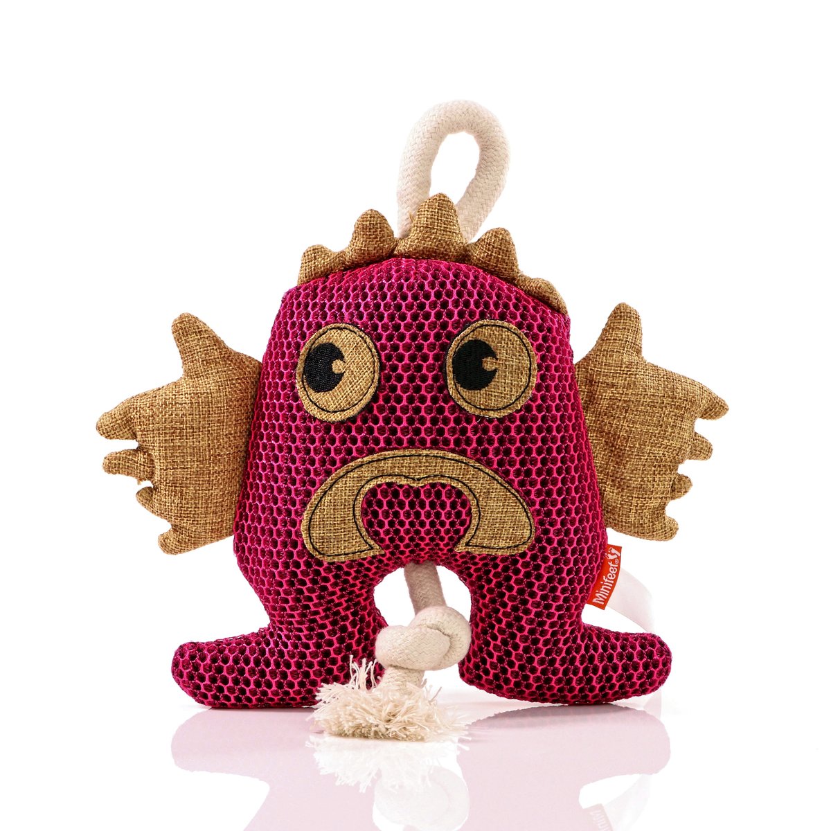 Mbw MiniFeet® Hundespielzeug Monster mit Knisterfunktion