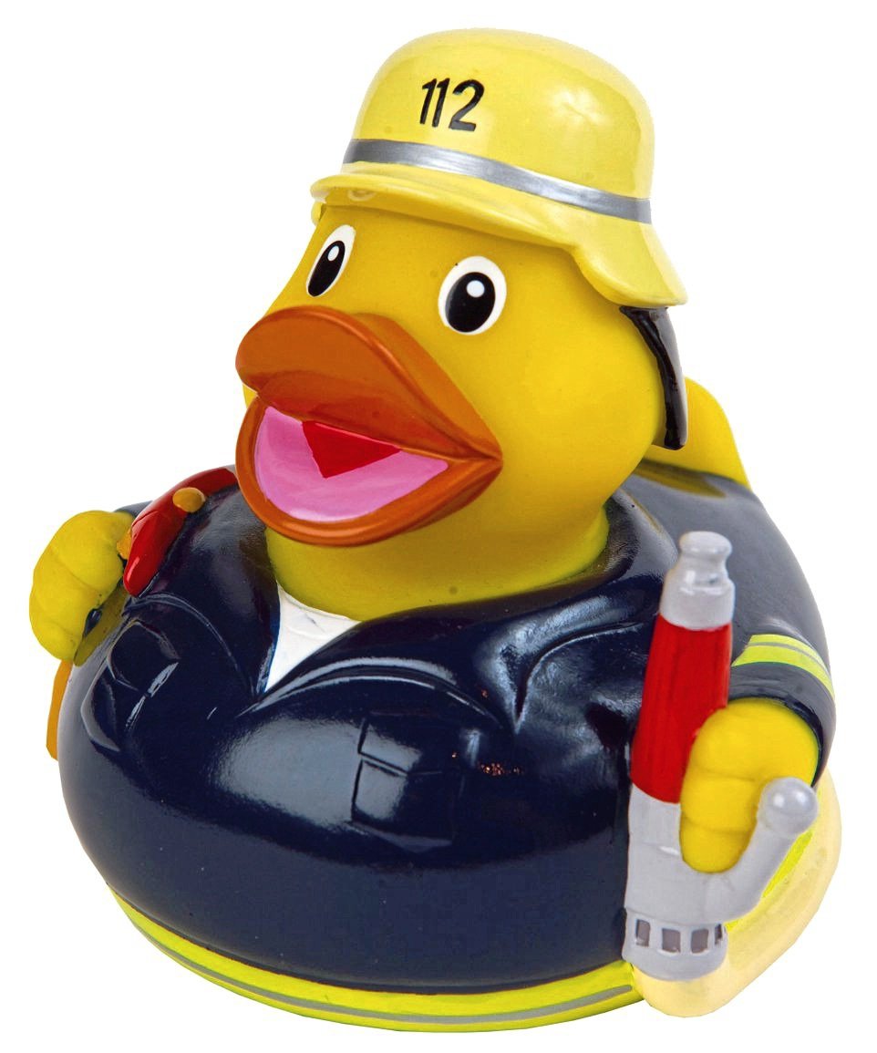 Mbw Schnabels® Quietsche-Ente Feuerwehr