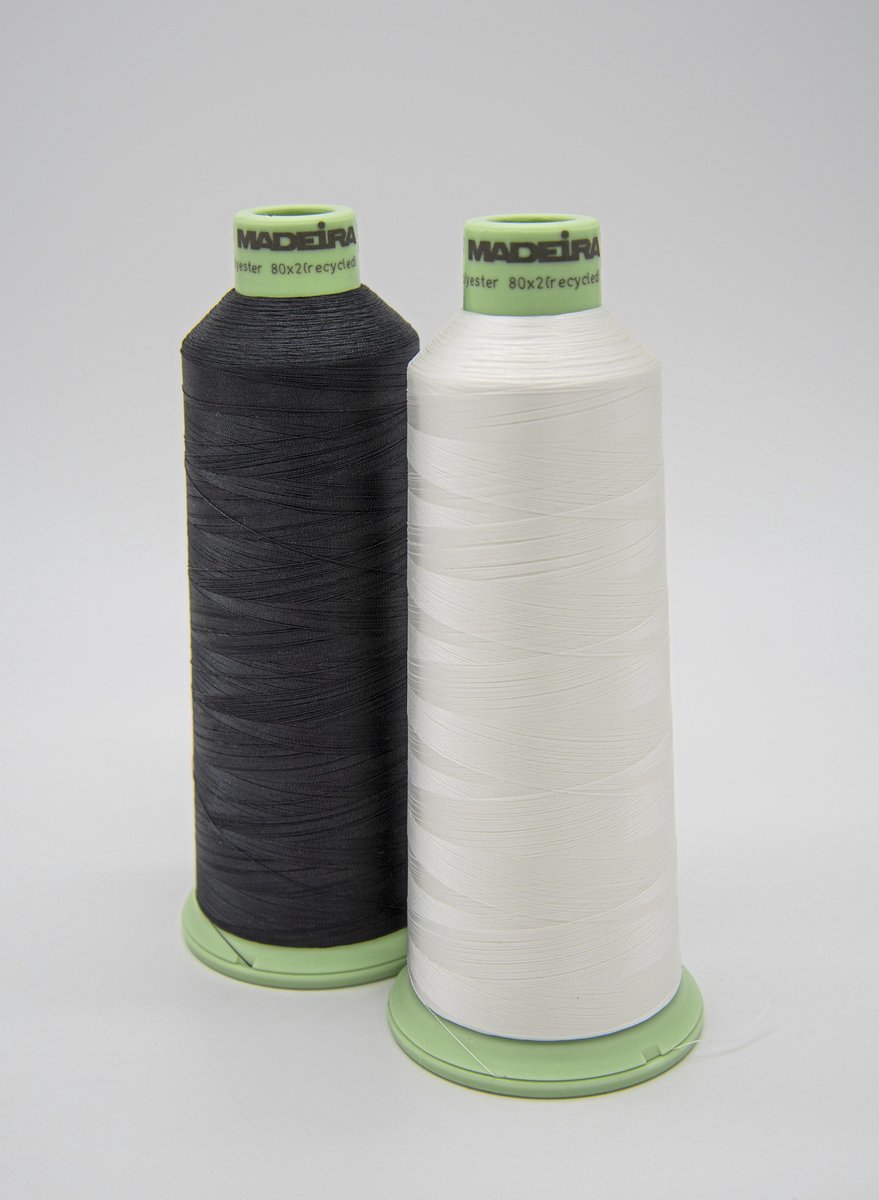 Madeira Polyneon Green Stickgarnspule 100% Recycling