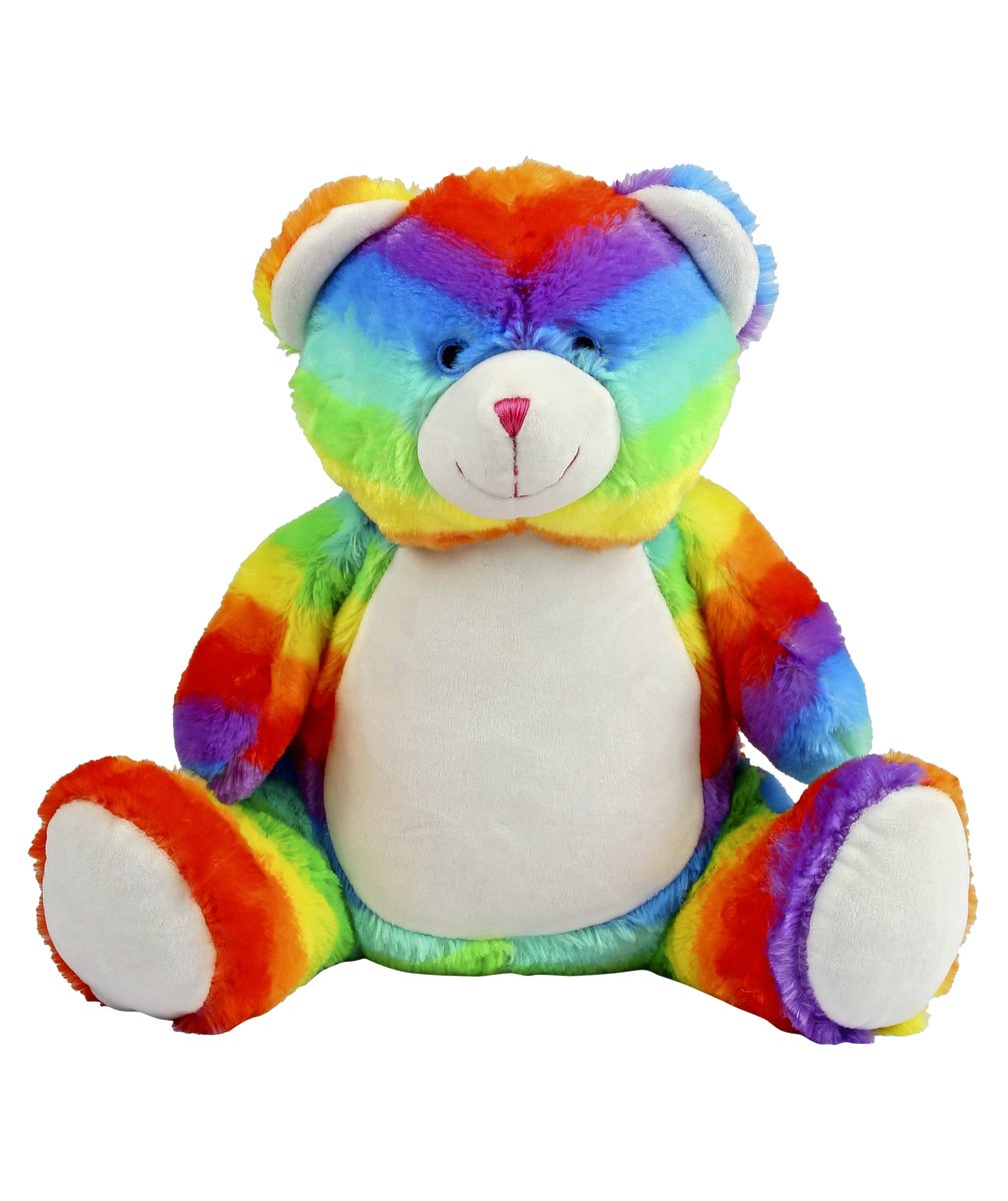Zippie Rainbow Bär mit Reißverschluss