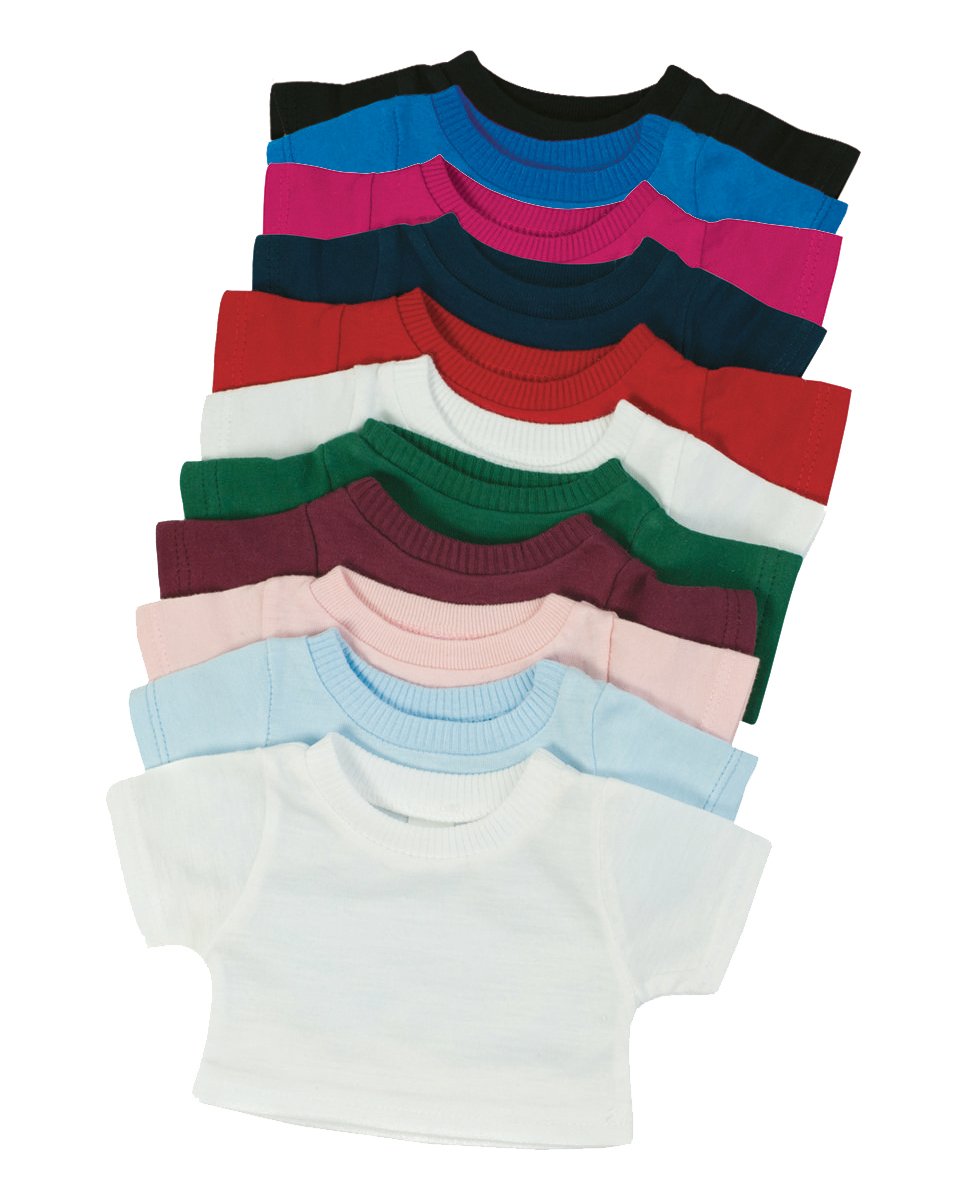 Mumbles Teddy-T-Shirt aus 100% Baumwolle, Red L, MM71 – Bild 5