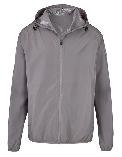 Miners mate Coupe-vent léger à capuche en – Grey Solid
