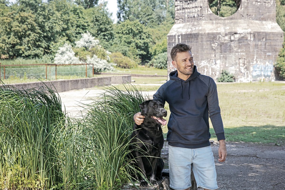 Miners mate Klassischer Herren Hoody mit Kängurutasche