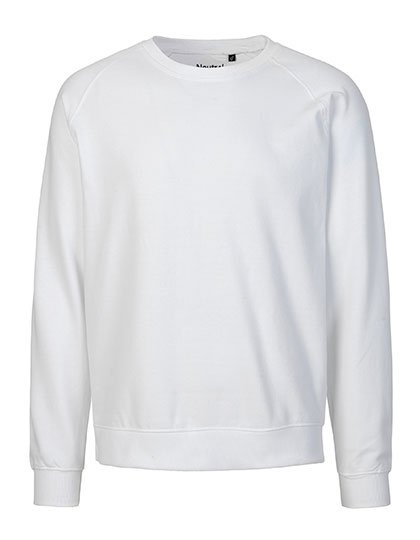 Neutral Fairtrade Sweatshirt aus Bio-Baumwolle, Pink L, NE63001 – White