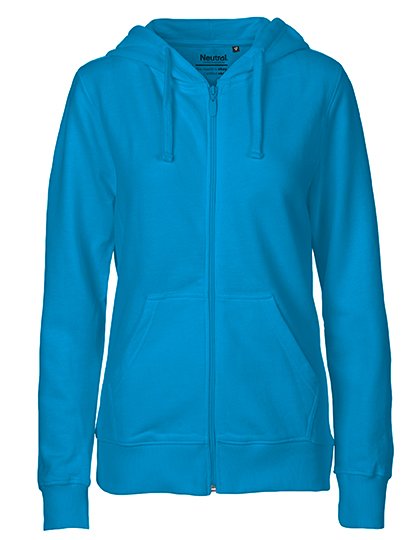 Neutral Felpa con Cappuccio e Zip in Cotone Biologico da Donna – Sapphire