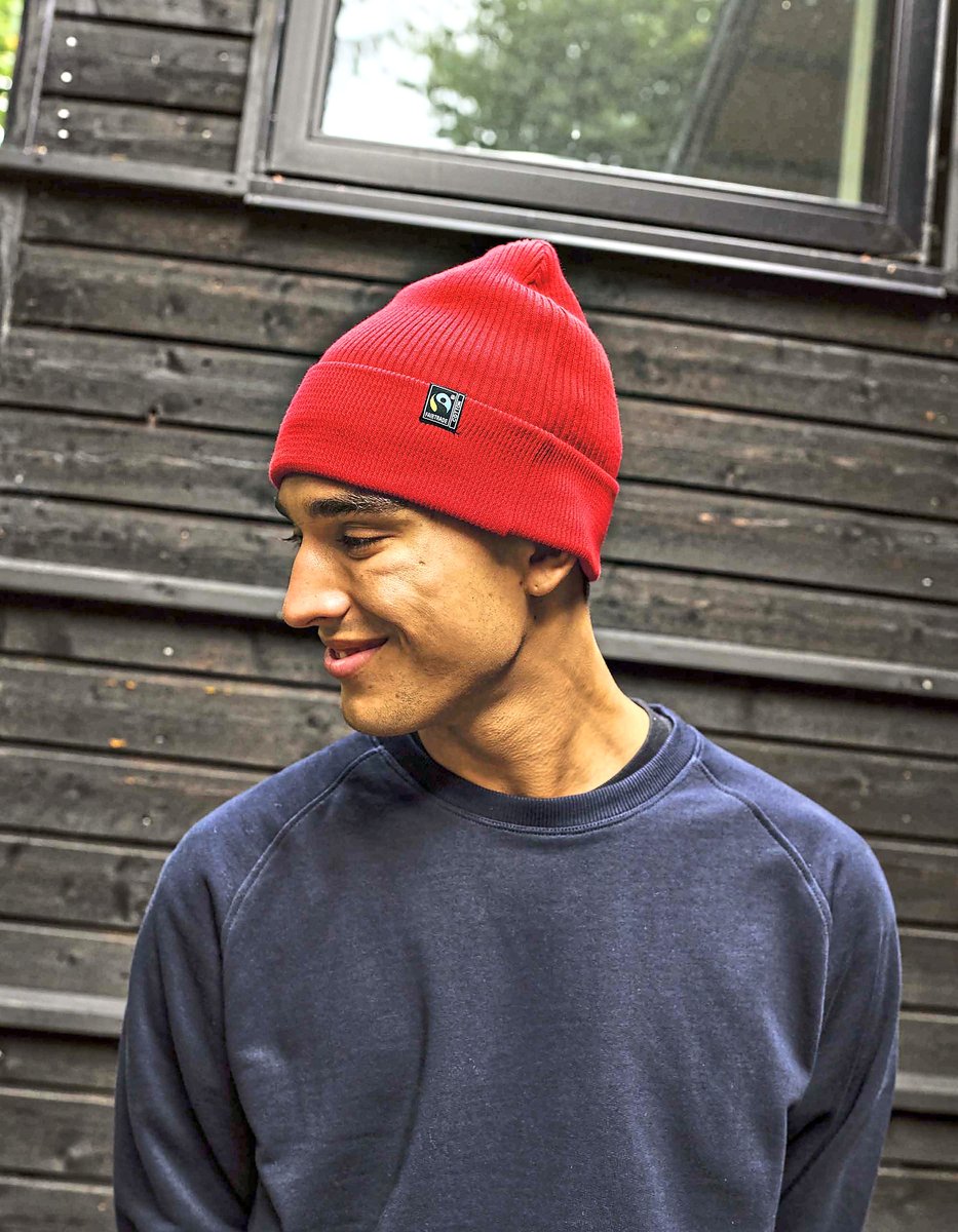Neutral Doppellagiges Bio-Baumwoll Beanie