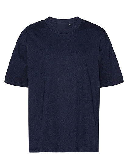 Oversized T-Shirt aus Bio-Baumwolle – Navy