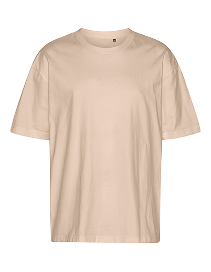 Oversized T-Shirt aus Bio-Baumwolle – Sand