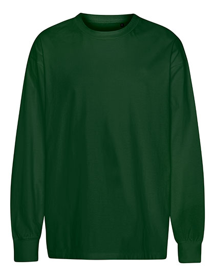Tiger Cotton T-shirt oversize manches longues – Bottle Green