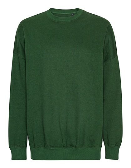 Tiger Cotton by Neutral Felpa Oversized in Cotone Biologico – Bottle Green