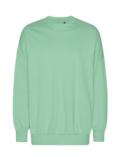 Tiger Cotton by Neutral Felpa Oversized in Cotone Biologico – Dusty Mint