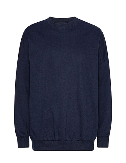 Tiger Cotton by Neutral Felpa Oversized in Cotone Biologico – Navy