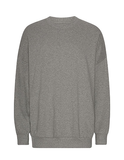 Tiger Cotton by Neutral Felpa Oversized in Cotone Biologico – Sport Grey
