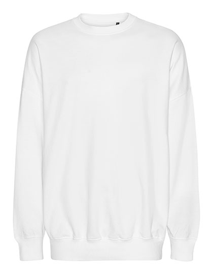 Tiger Cotton by Neutral Felpa Oversized in Cotone Biologico – White