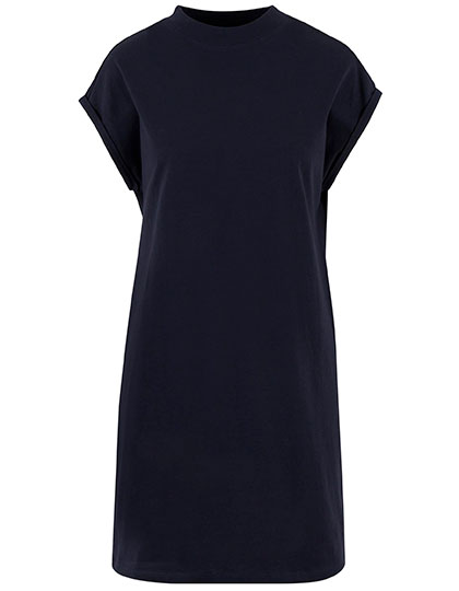 Ladies Extended Shoulder Dress – Navy