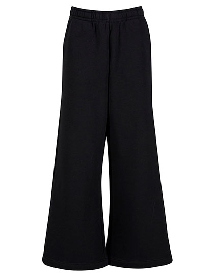 Ladies Wideleg Sweatpants – Black
