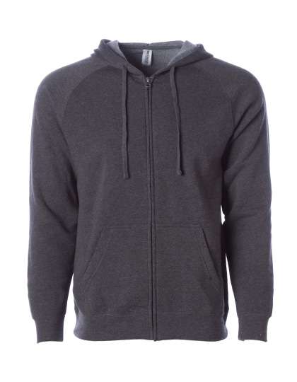 Independent Unisex Midweight Special Blend Raglan Zip Hood Sea Green L (NP355) – Carbon