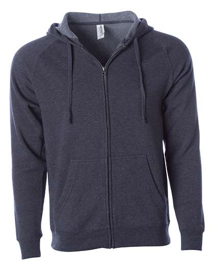 Independent Unisex Midweight Special Blend Raglan Zip Hood Sea Green L (NP355) – Midnight