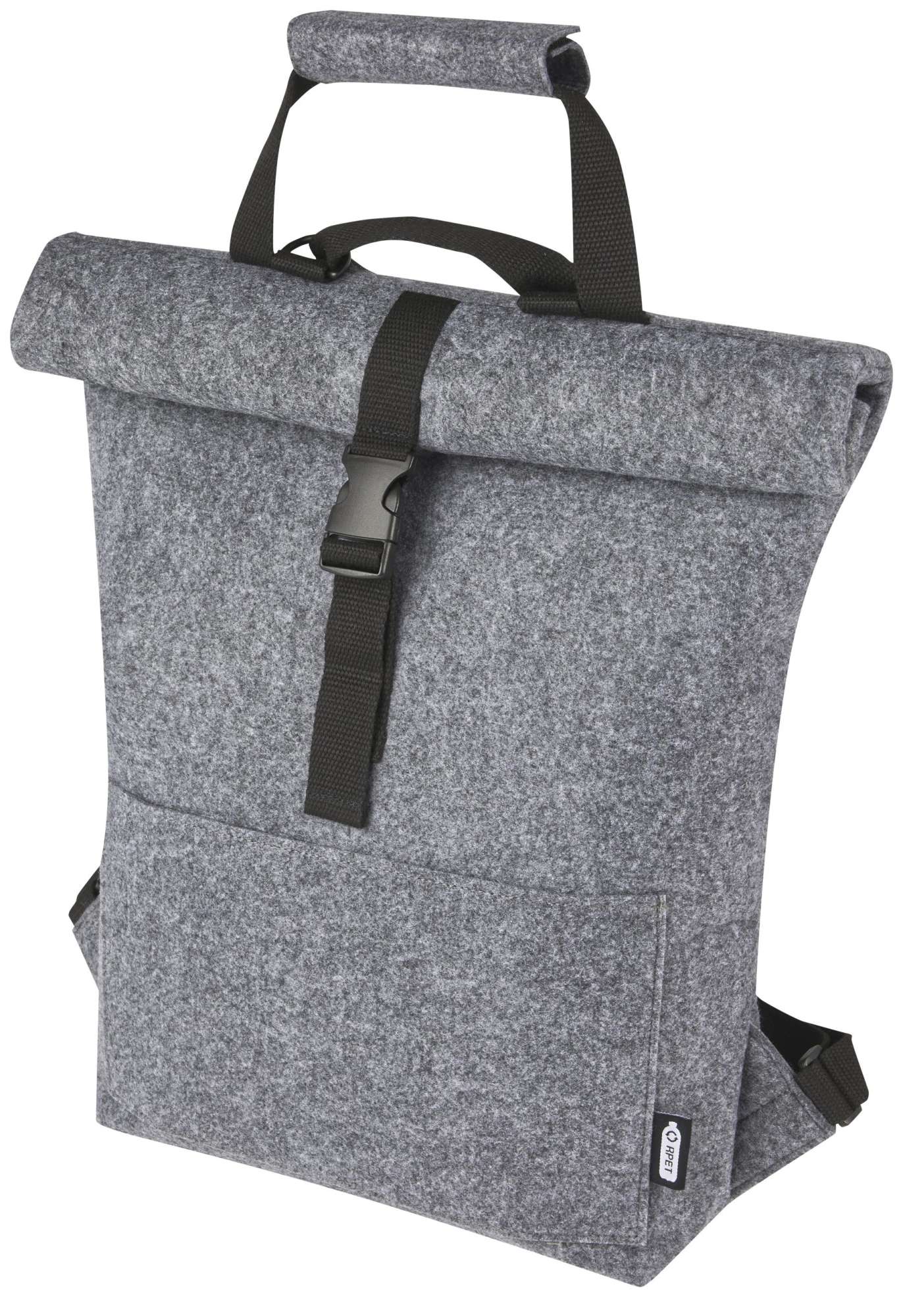 L-merch Felt Roll-Top Rucksack aus Filz