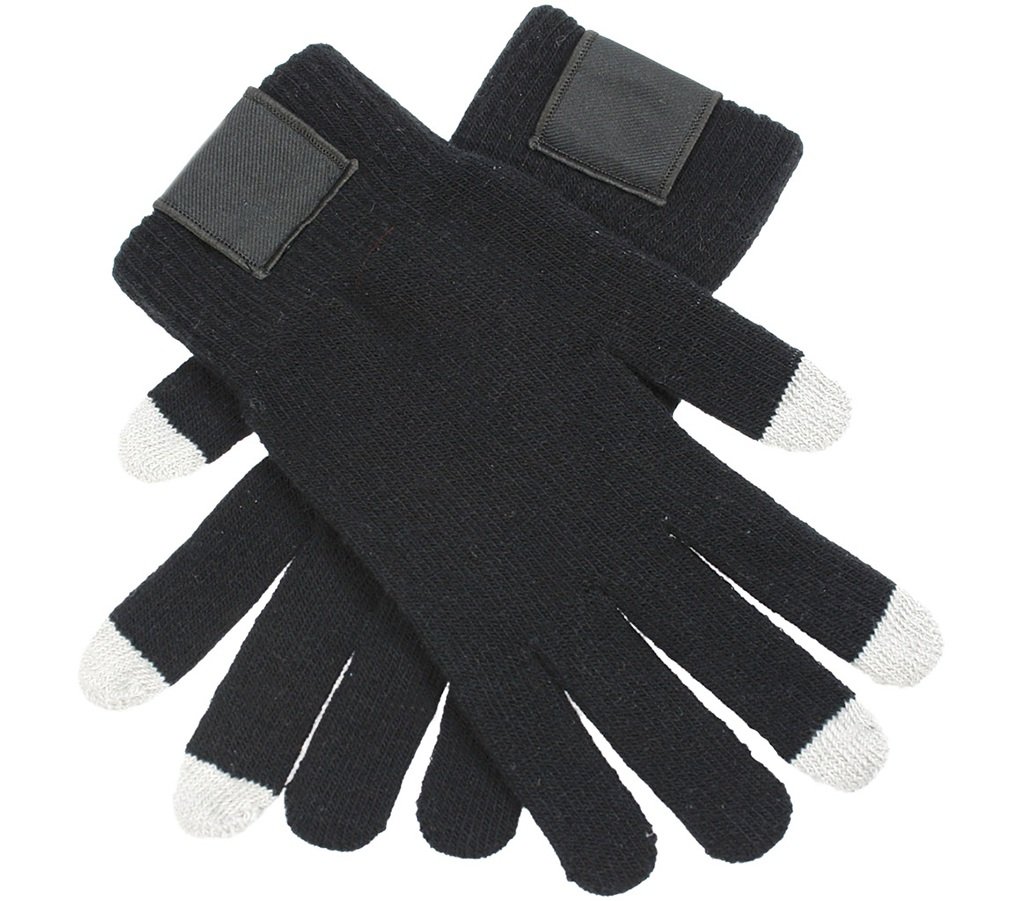 L-merch Touch Screen Handschuhe XL/XXL Schwarz/Grau