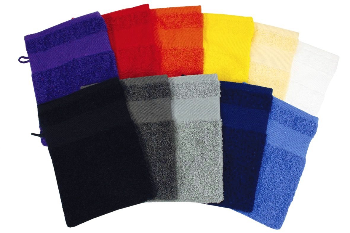 L-merch Waschlappen aus 100% Baumwolle, 21x16 cm