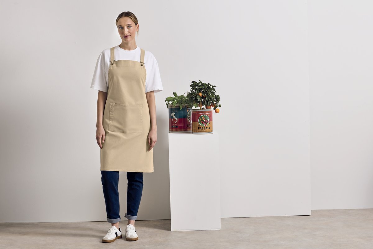 Premier Workwear Cross Back Barista Schürze Baumwollmix