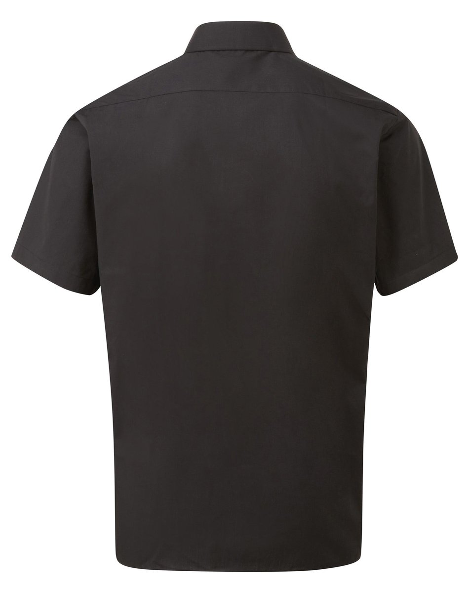 Premier Workwear Men´s Poplin Short Sleeve Shirt Red 47 (18H) (PW202), PW202 – Bild 4