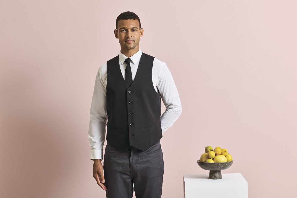 Premier Workwear Gefütterte Polyesterweste mit Satinrückenteil
