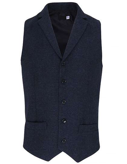 Premier Workwear Herringbone Weste mit Satinfutter für Herren