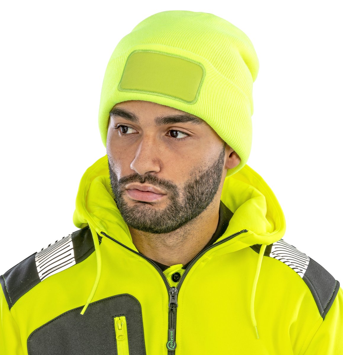 Result Winter Essentials Double Knit Thinsulate™ Mütze mit Druckerpatch