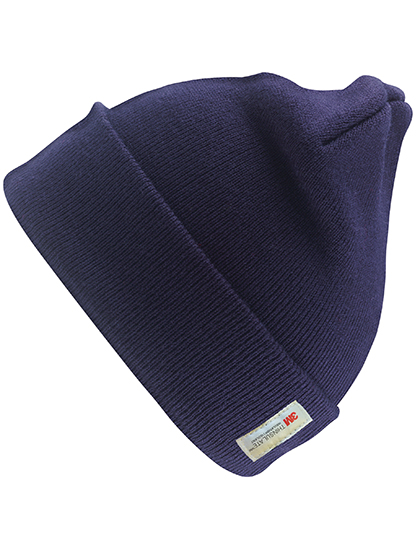 Result Winter Essentials Thinsulate™ Woolly Ski Beanie Schwarz, Fluorescent Yellow One Size, RC33 – Navy