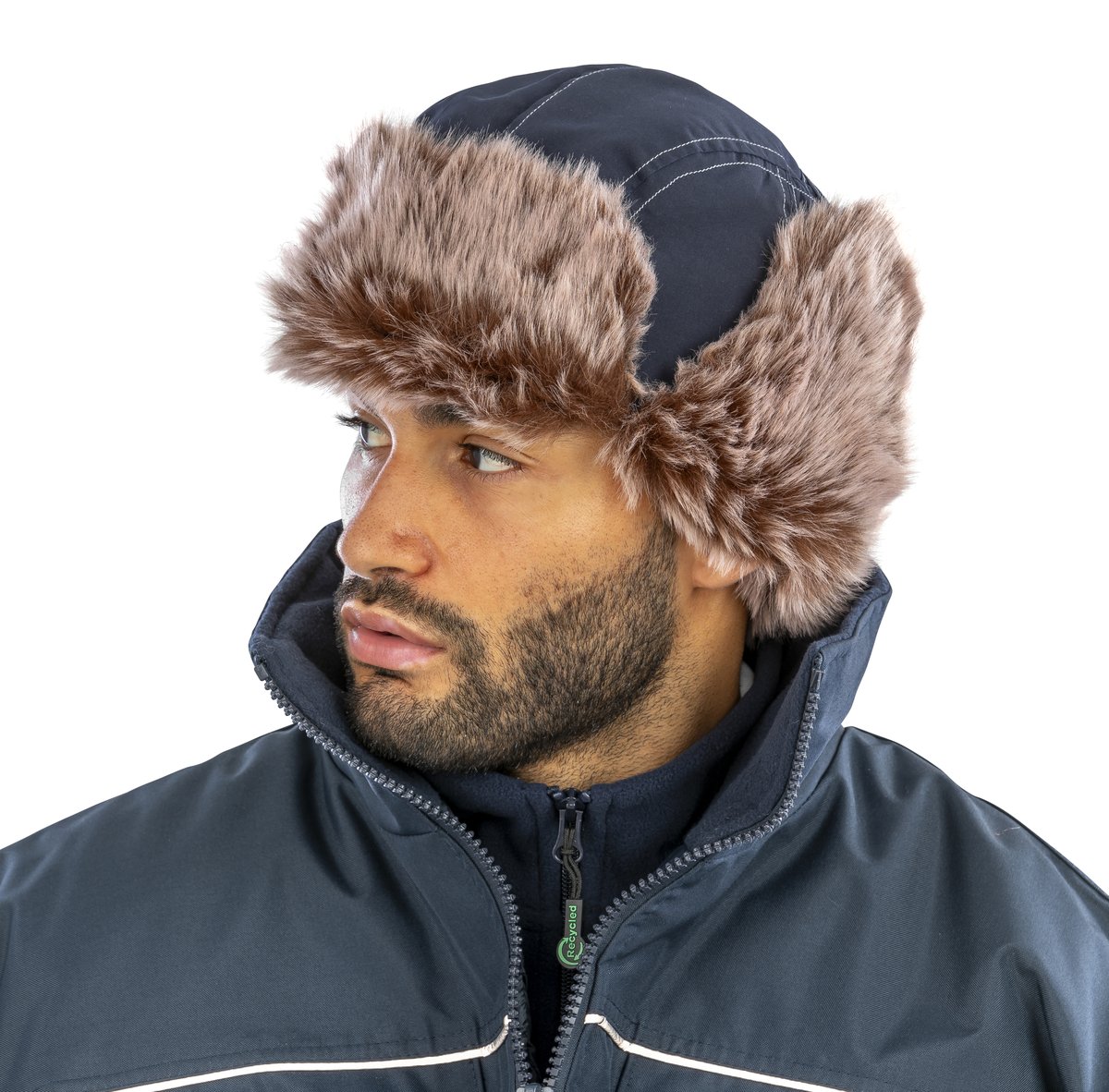 Result Winter Essentials Klassische Sherpa-Mütze mit Schnellverschluss