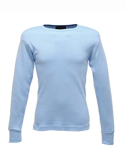 Regatta Professional Thermal Long Sleeve Undershirt 50% Cotton, Blue S, RG112