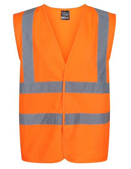 Regatta High Visibility Hi-Vis Weste EN ISO 20471 Klasse 2 – Orange