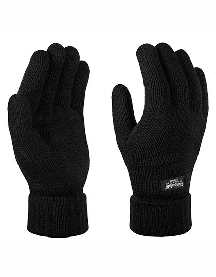 Regatta Professional Gants Thinsulate avec poignets côtelés tricotés – Black