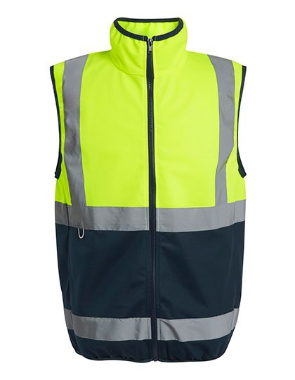 Regatta Professional Gilet Pro Hi-Vis con Zip – Yellow/Navy