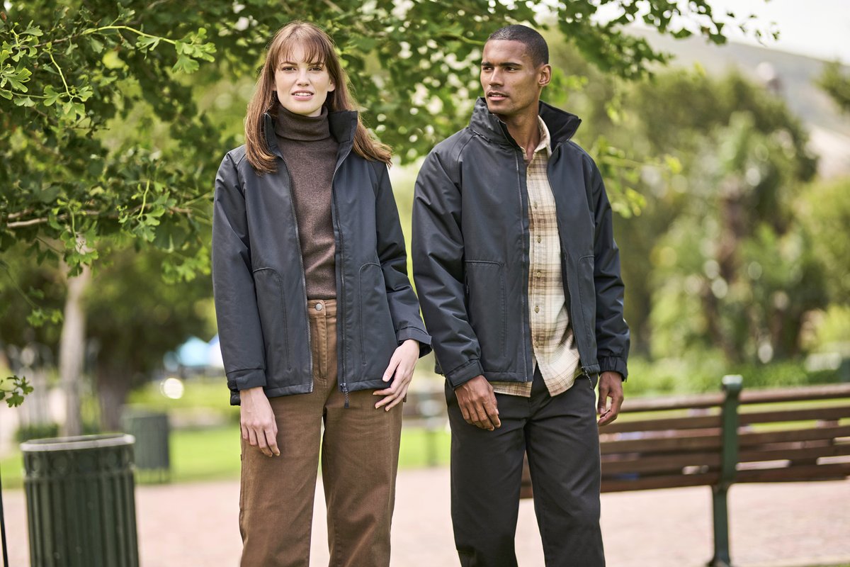Regatta Professional Wasserdichte Hudson Jacke mit Fleecefutter, Black S, RG301 – Bild 2