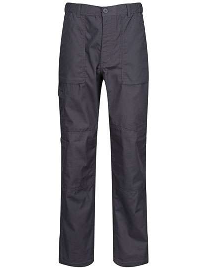 Regatta Professional Action Trousers with Water-Repellent Cotton Blend – Dark Grey (Solid)