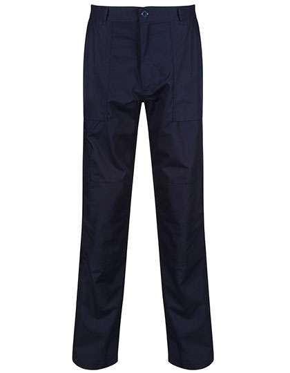 Regatta Professional Action Trousers with Water-Repellent Cotton Blend – Navy