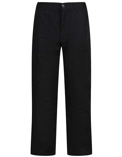 Regatta Professional Lined Action Trousers with Reinforced Knees, Black 28/29, RG331 – image 1